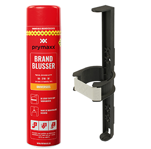 Clip holder for spray extinguisher, Lighting Solutions