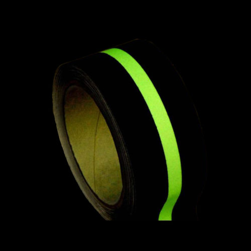 Photoluminescent-anti-slip-tape-lighting-floor-marking-contour-marking-glow-in-the-dark-escape-route-indications-afterglowing-pictograms
